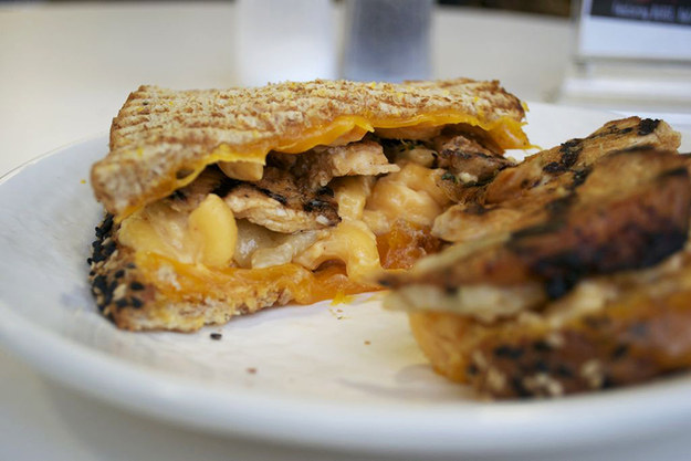 Chicken and Mac ‘n’ Cheese Panini