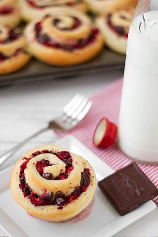 Chocolate and Cranberry Twists