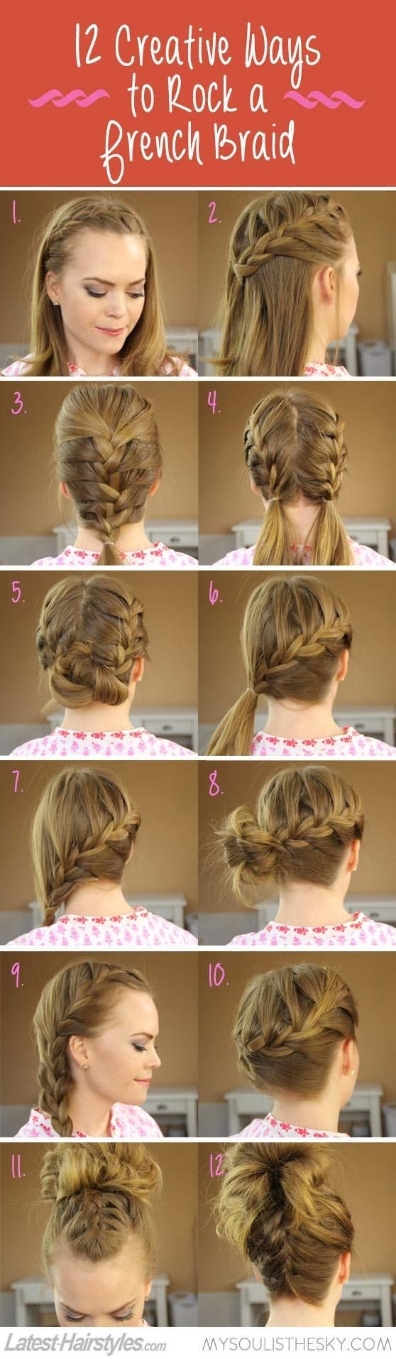 Creative French Braided Hairstyles Ideas