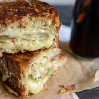 Crispy Zucchini Grilled Cheese