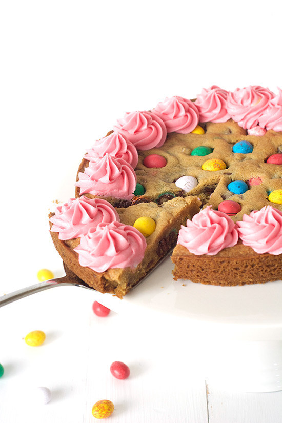 Easter Egg Cookie Cake