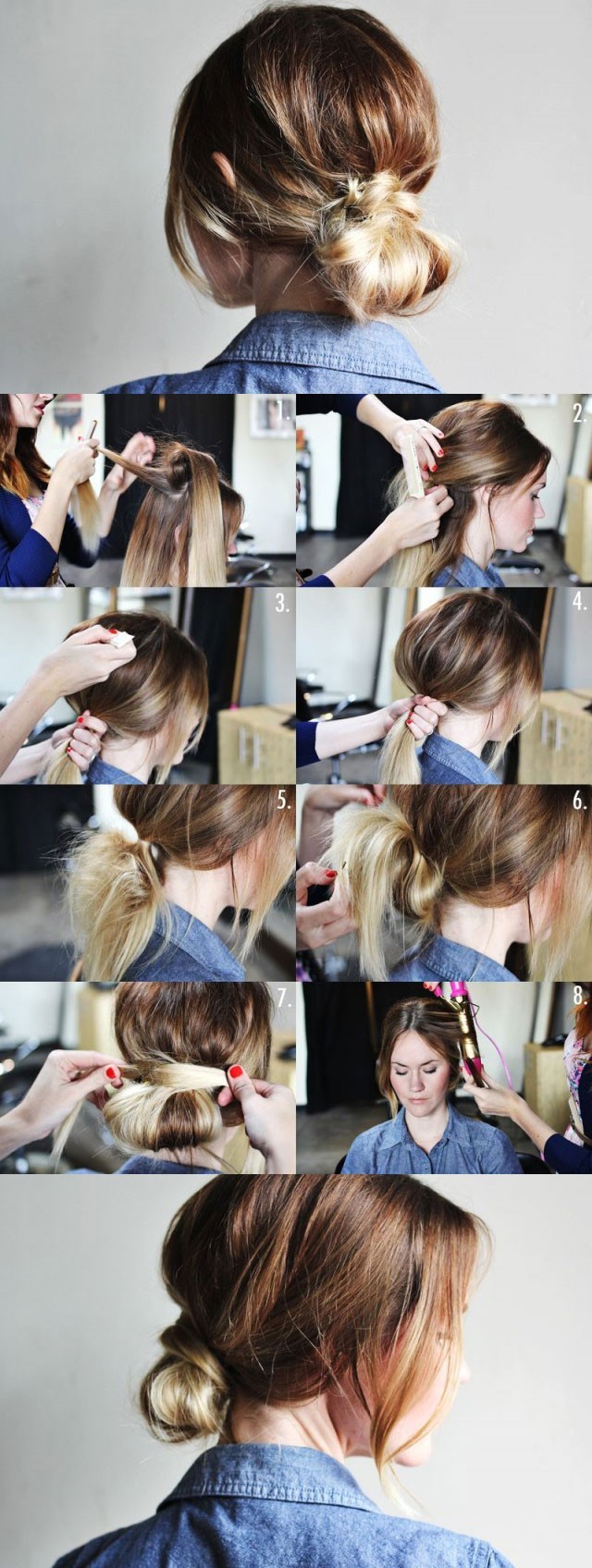 Easy Low Bun for Everyday Hairstyles
