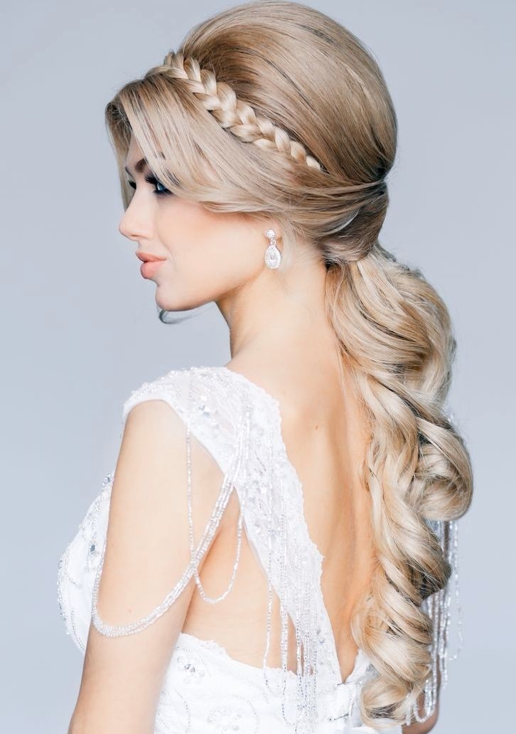 Half Up Ponytail for Wedding Hairstyles