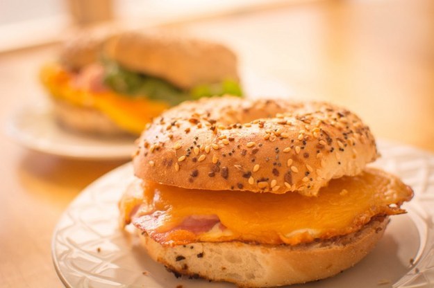 Meat, Egg and Cheese Bagel