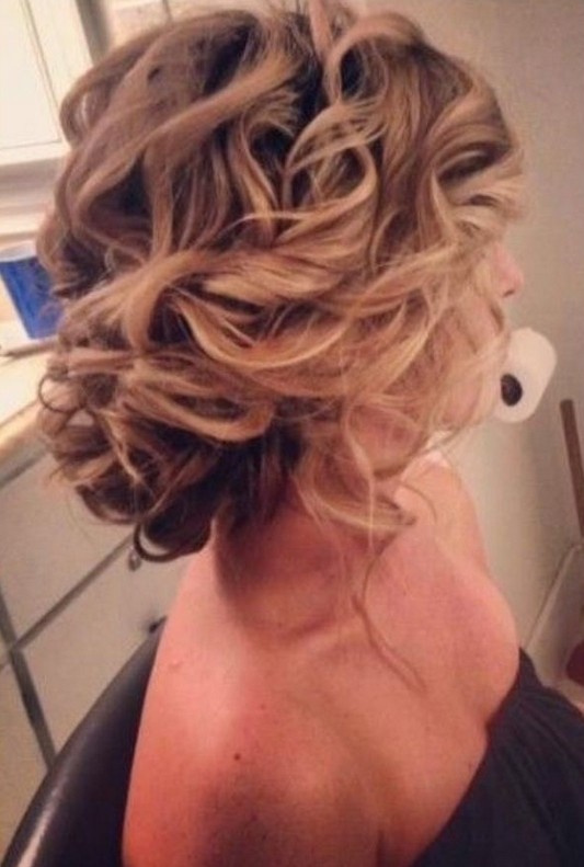 Messy Updo for Wedding Hairstyles