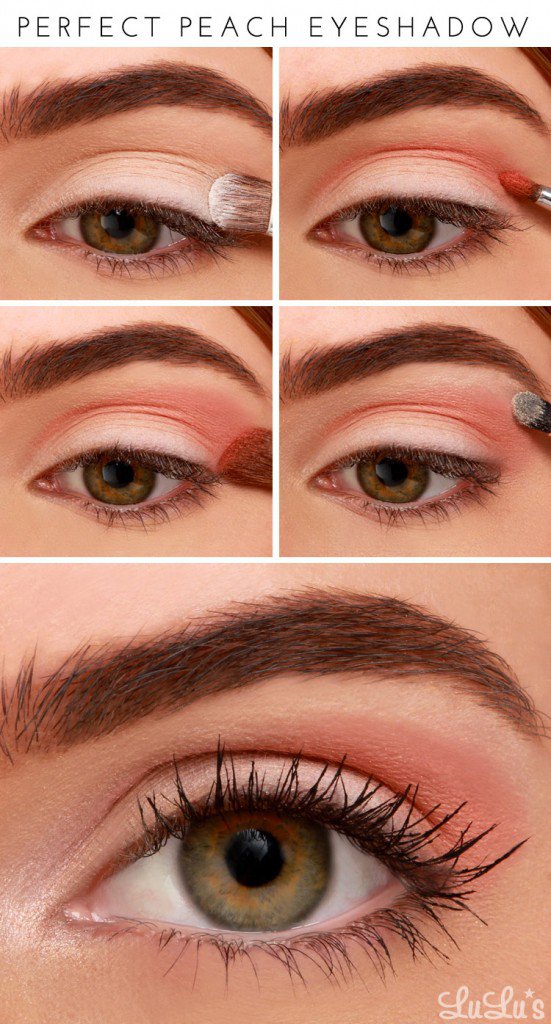 Peach Eye Makeup