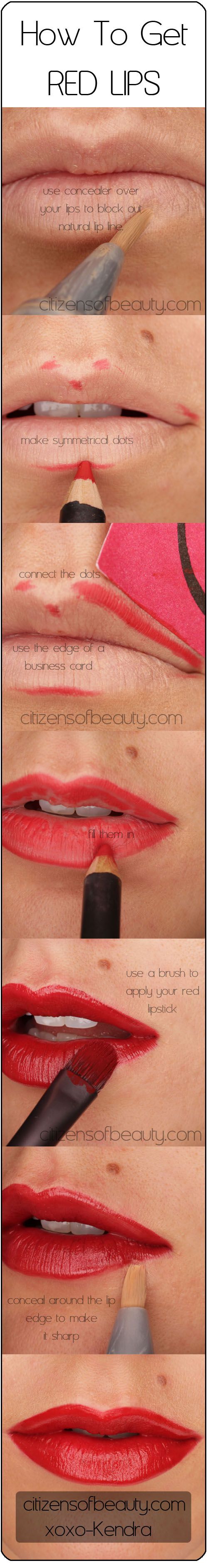 Perfect Red Lips