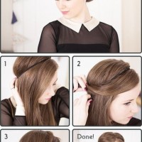 Pretty Headband Updo Tutorial