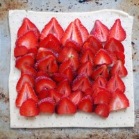Puff Pastry Strawberry Tart