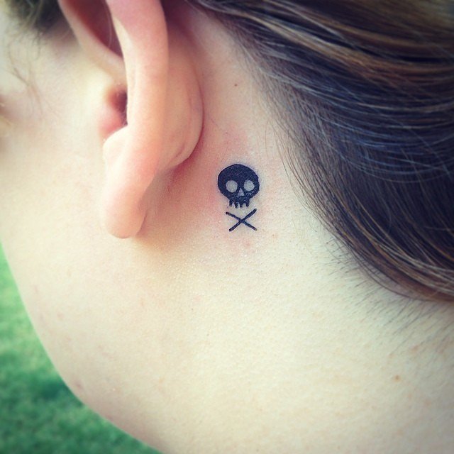 Sinister-Skull Tattoo for women