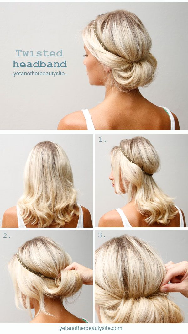 20 Easy Updo Hairstyles For Medium Hair Pretty Designs