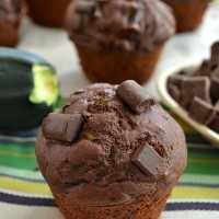 Zucchini Chocolate Muffins