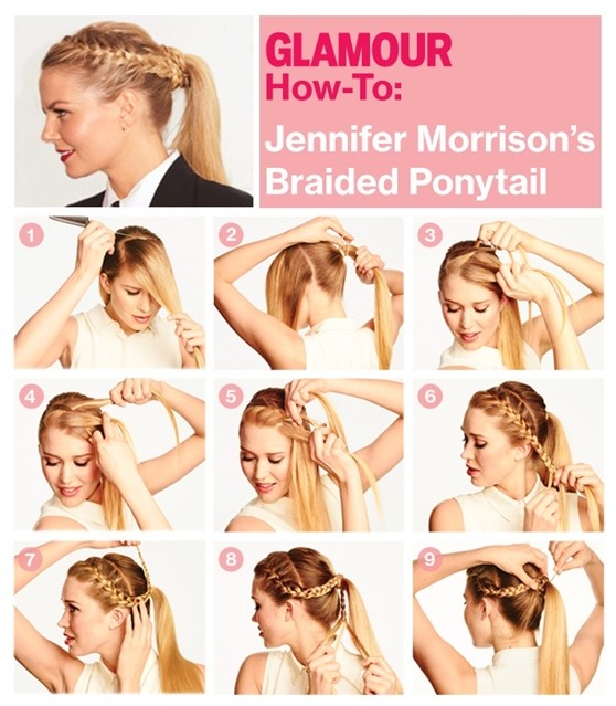 Braided Ponytail Hairstyle Tutorial
