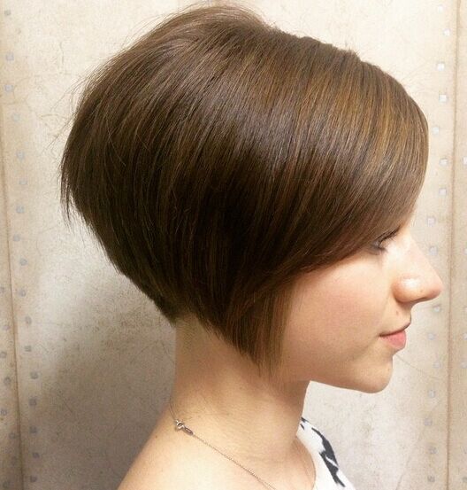 Cute Bob Haircut for Brown Hair