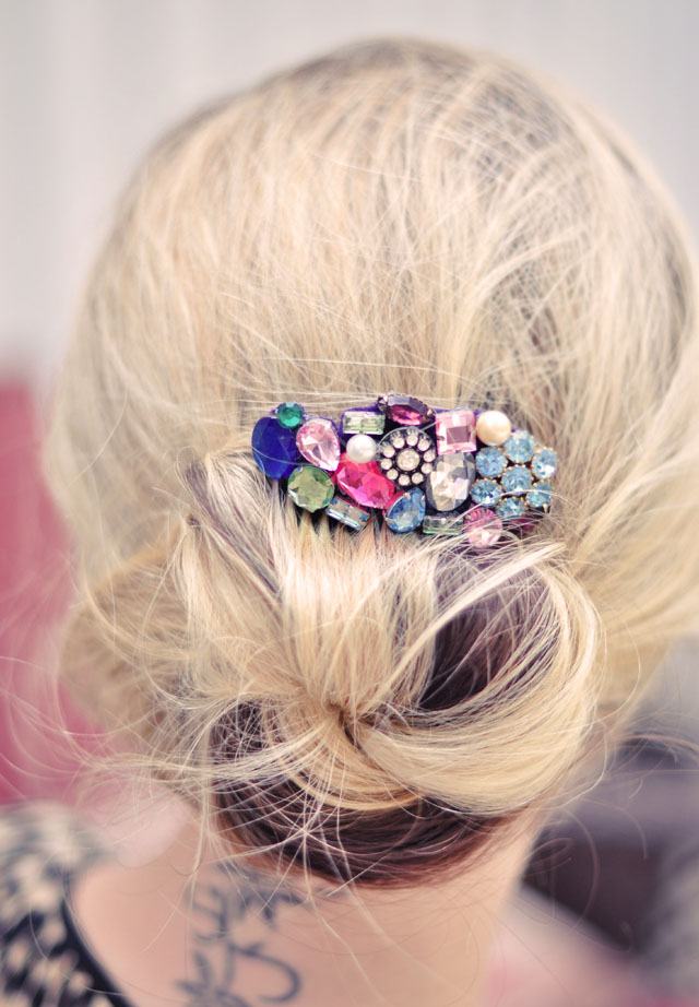 DIY Hair Accessories - Bejeweled