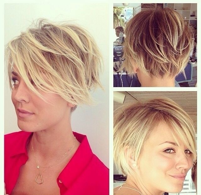 Messy Short Layered Haircut for Blond Hair