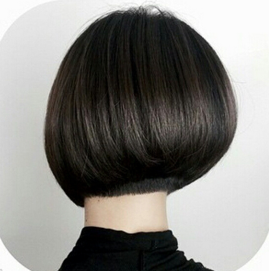 Pretty Short Bob Haircut Back View