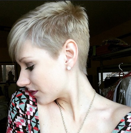 Short Shaved Haircuts for Blond Hair