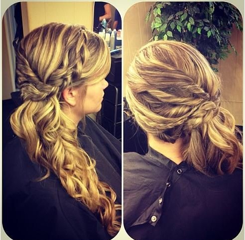 Side Braided Ponytail Hairstyle