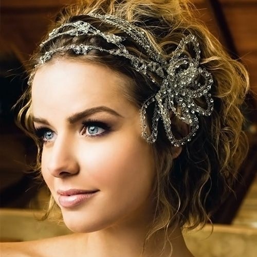 Wedding Updo Hairstyle with Hair Accessories