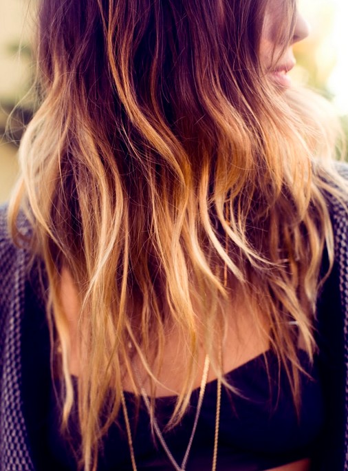 Blond Ombre Hair Color for Long Hair