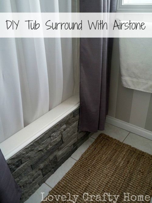 DIY Tub Surround with Airstone
