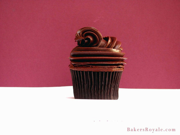Dark Chocolate Cupcake with Chocolate Chambord Ganache