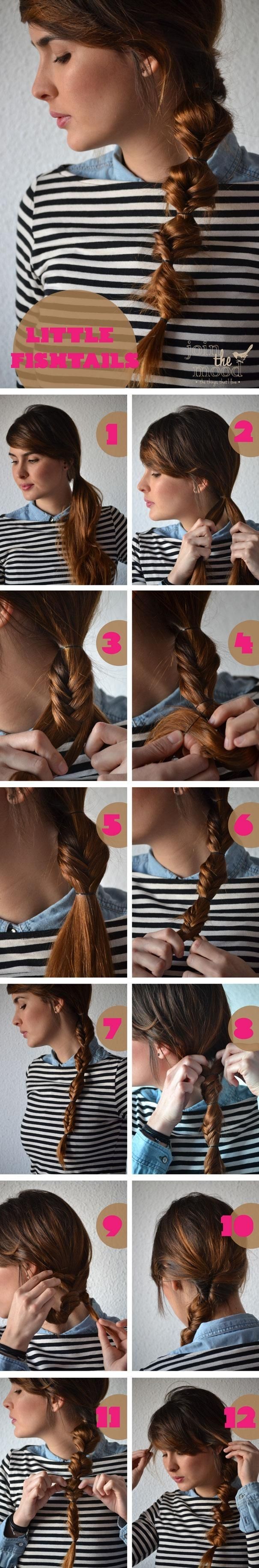 Little Fish Ponytail Hairstyle Tutorial