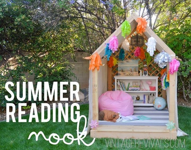 Outdoor Summer Reading Nook
