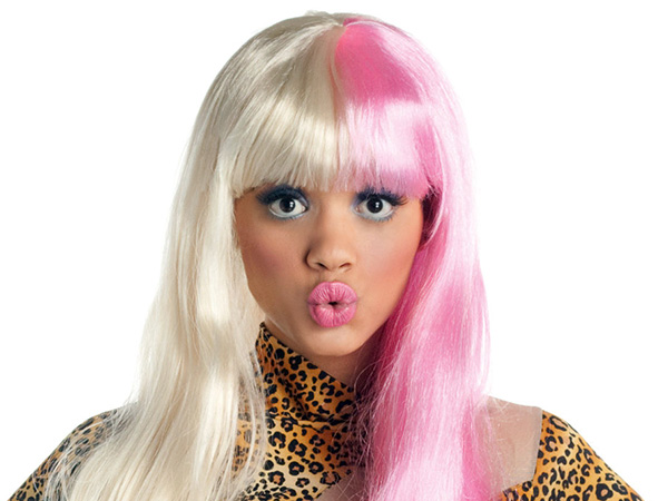 Pink and Blond Hairstyle