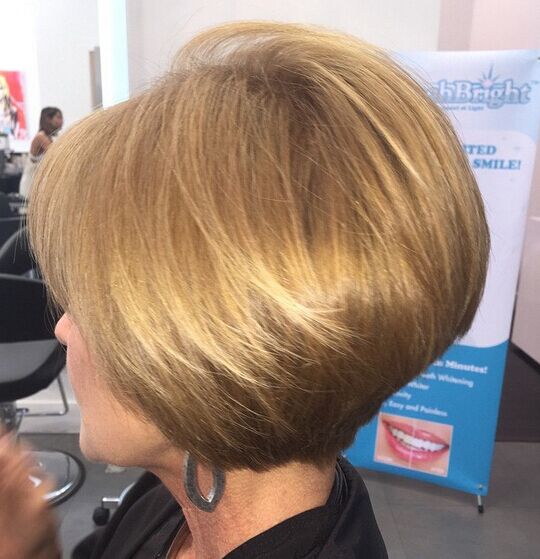 Short Bob Haircut for Women Over 40