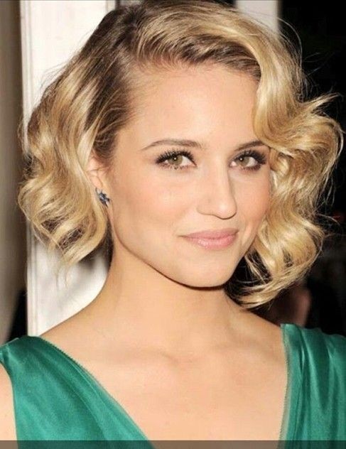 Short Bob Hairstyle for Blond Ombre Hair