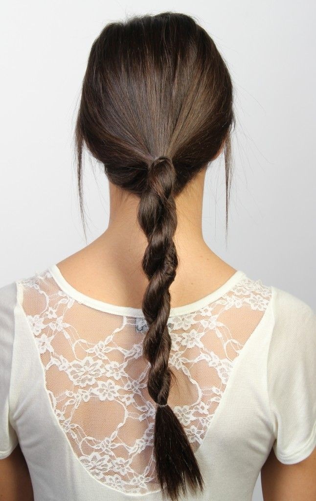 Twisting Braid Hairstyle for Long Straight Hair