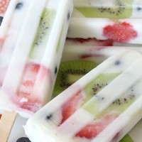 Yogurt and Fruit Popsicle