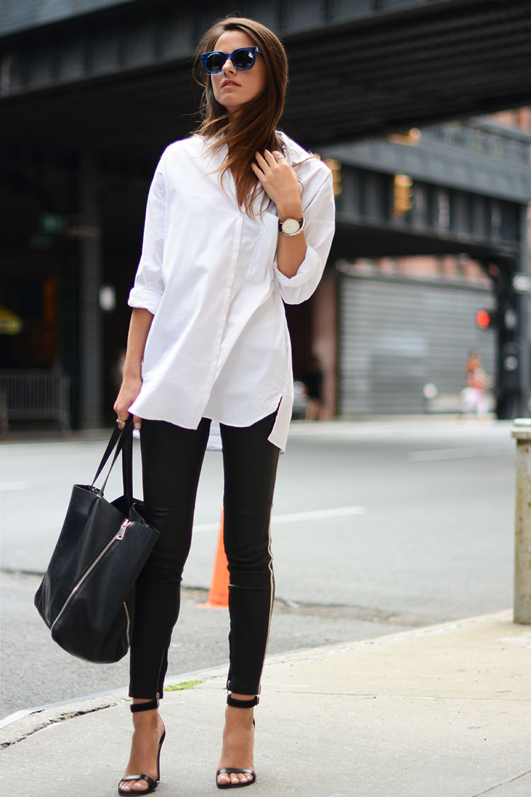 Casual Chic Black & White Outfit for Summer