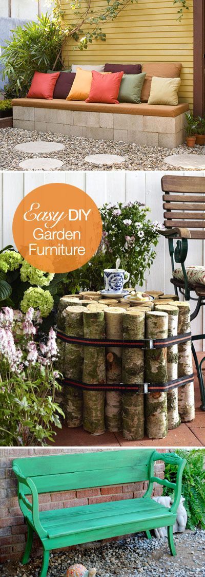 Easy DIY Garden Furniture