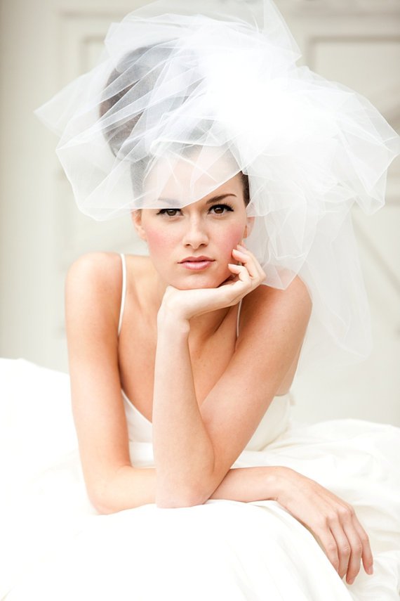 Wedding Updo Hairstyle With Veils