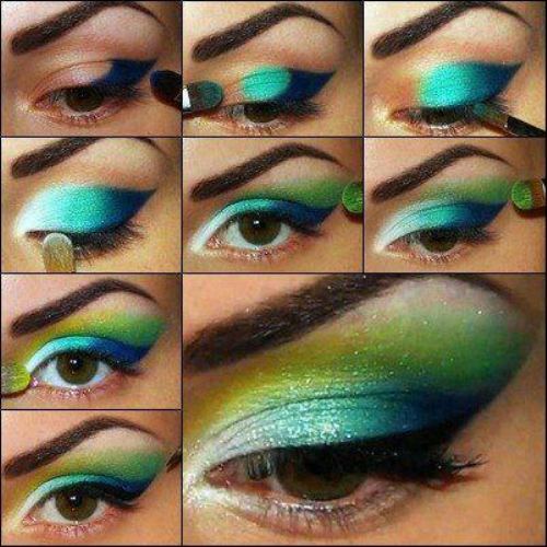 Peacock Eye Makeup Tutorial