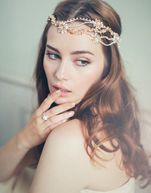 Wedding Hairstyle with Headpieces