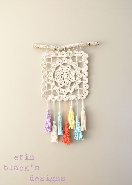 15 Crochet Dream Catcher Ideas for DIY 