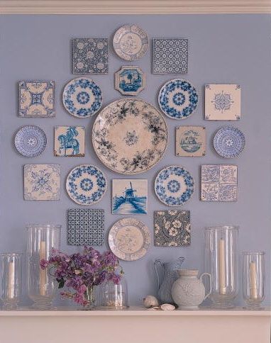 Blue Plate Wall