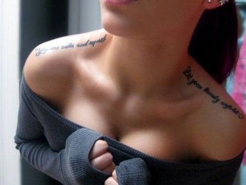 20 Girl Quote Tattoos You May Love 20 Girl Quote Tattoos You May Love