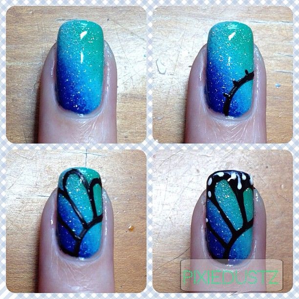 Butterfly Nail Design Tutorial