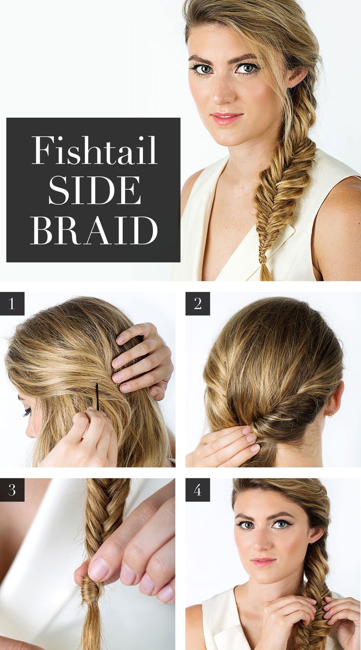 Fishtail Side Braid Hairstyle Tutorial
