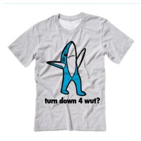 Left SHARK Turn Down 4 Wut Tee Shirt, $16