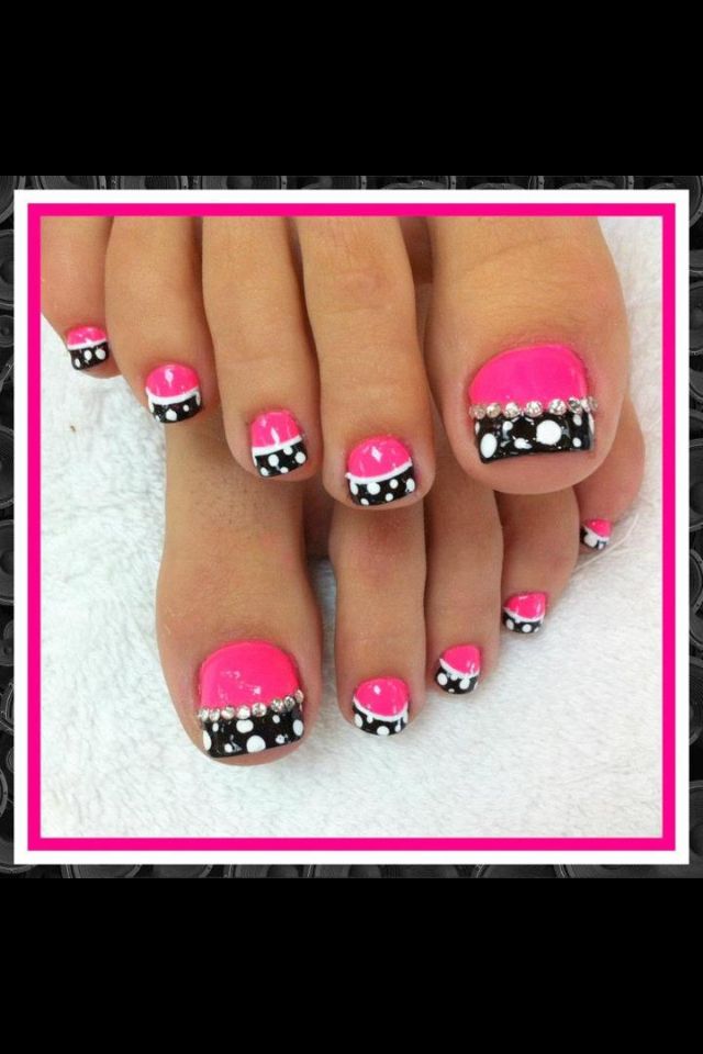 Lovely Toe Nail Design