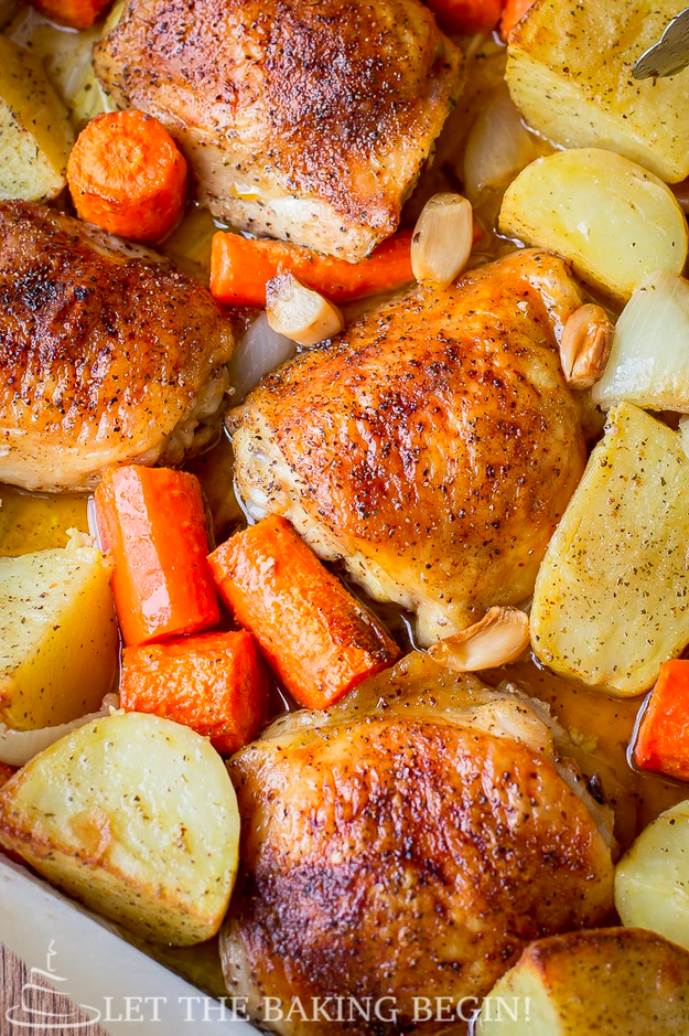 One-Pan Chicken and Potatoes