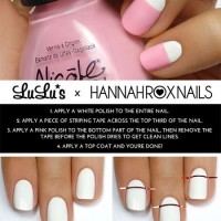 Pink and White Nail Design Tutorial