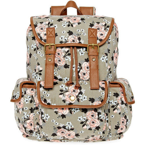 SM New York Floral Cargo backpack, $25
