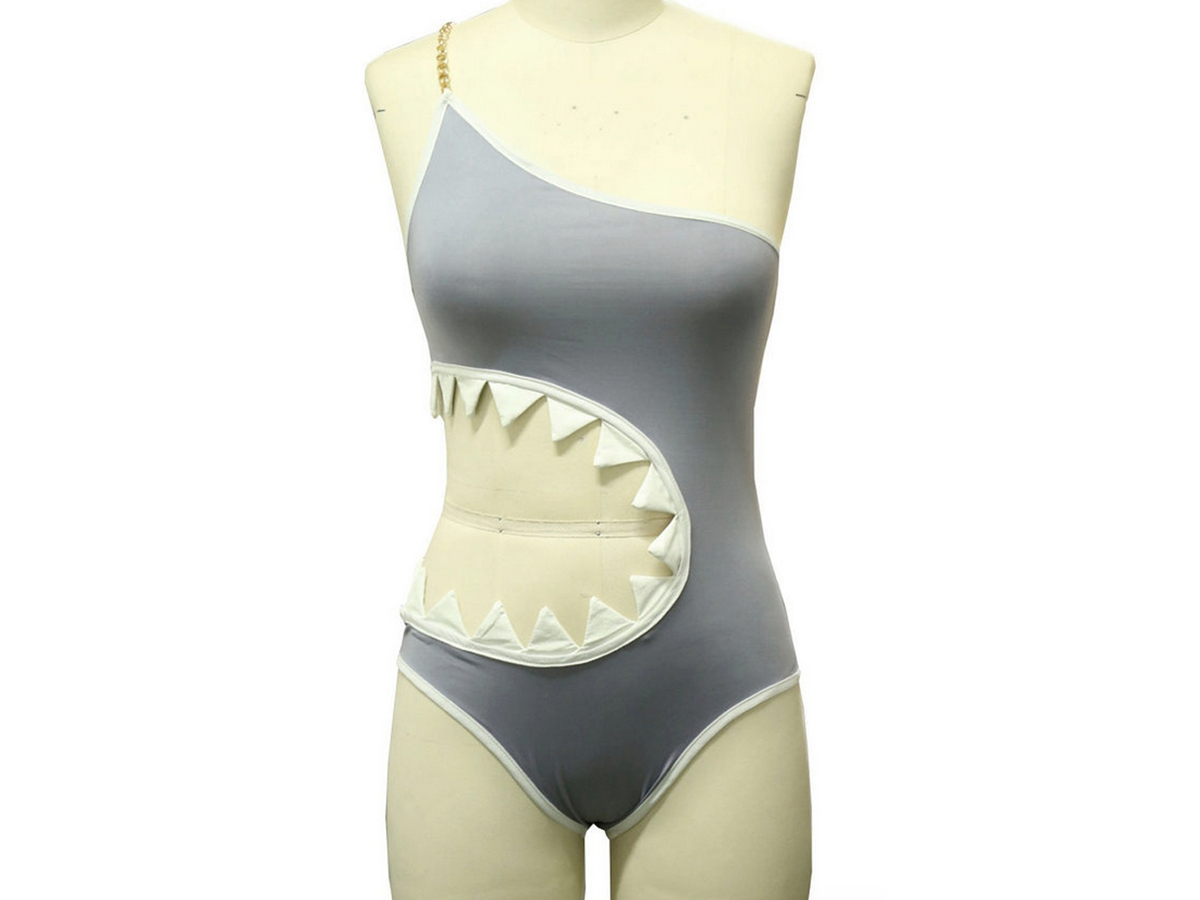 Sharkini Sexy Shark Costume Shark Monokini Bathing Suit, $40